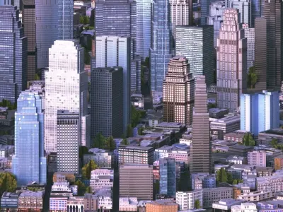 Big City 57 3D model