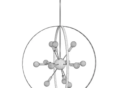  Marly 12 Light Chandelier Low-poly 3D model