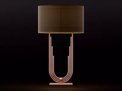 Lamp art deco 3D model