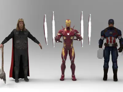 Avengers Endgame 3D model