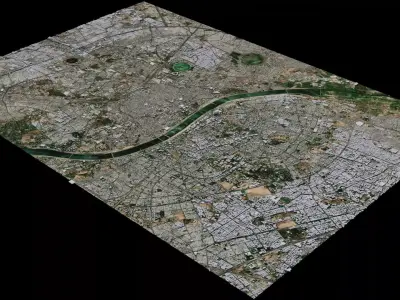 Ahmedabad - India 3D model