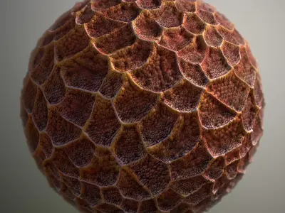 Material Skin Alien 11 Seamless PBR Texture Texture