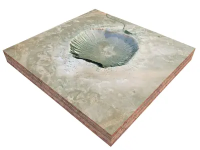 Meteor Crater Natural Landmark Arizona USA 3D model