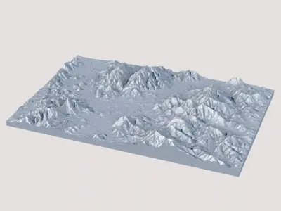 Terrain 4 3D model