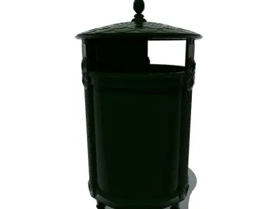 trash bin 4 3D model