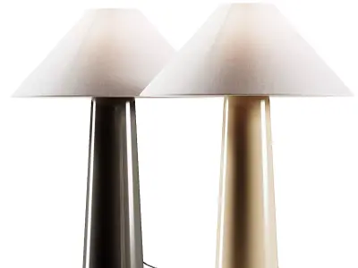 Milk  Sugar Isla Ceramic Table Lamp 3D model