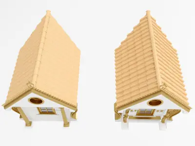 Hipped Roof  3D model