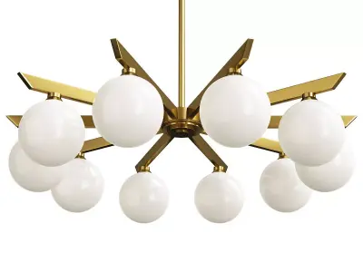 Corbett Astra Chandelier Low-poly 3D model