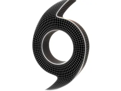 Tropical Storm Warning Symbol v2 001 Low-poly 3D model