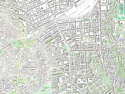 Cityscape Nice France 3D model purchase