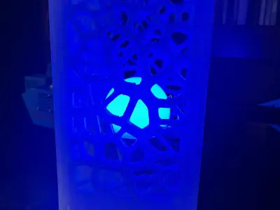 Christmas voronoi lights 3D print model