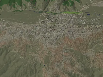 Ulaanbaatar Mongolia - city and urban 3D model