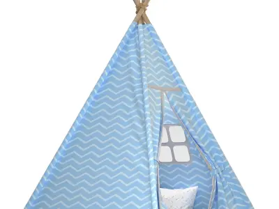 Childrens tent 3D model
