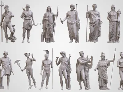  Olympian Greek Gods Collection 
