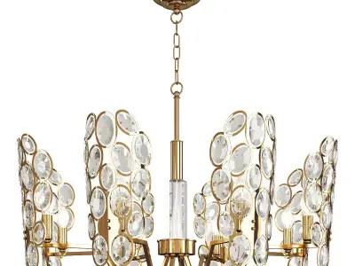 BORGA chandelier  Low-poly 3D model