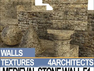 Medieval Stone Wall F 1 Texture