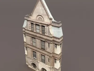 Apartment House 110 Low Poly 3d Model 3D model