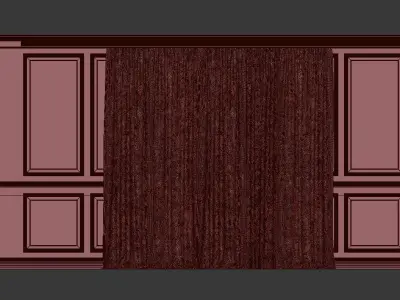 Curtain Set 190 3D model