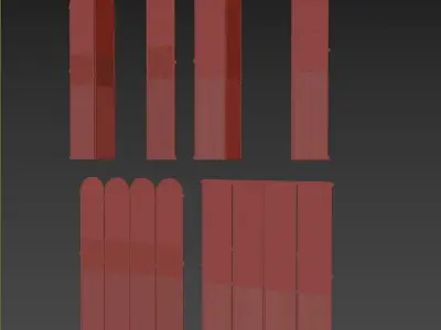 Art Deco door 11 3D model