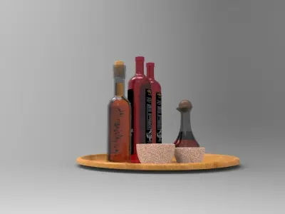 SPA Massage acessoris 3D model