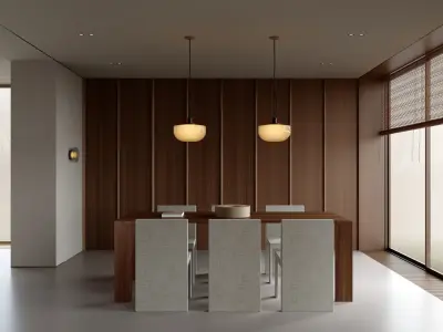 apartment interior scenes    3D model 7