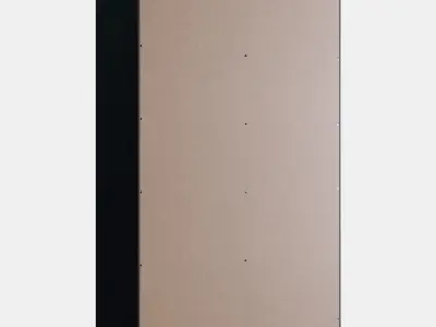 BRIMNES Glassdoor cabinet Low-poly 3D model