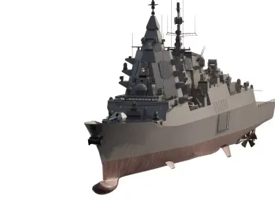 JAPANESE NAVY ADVANCED MULTIROLE DESTROYER 3D model