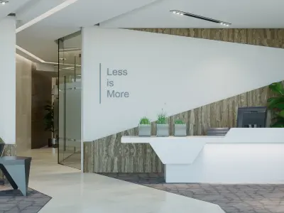 Modern Office Interior 3D model