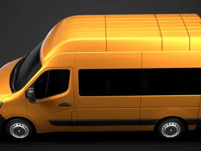 Renault Master L2H3 Minibus 2020 3D model