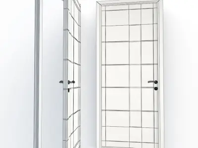 Door Hygie and Doorknob 3D model