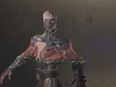 Soldier MK1 Low-poly 3D model