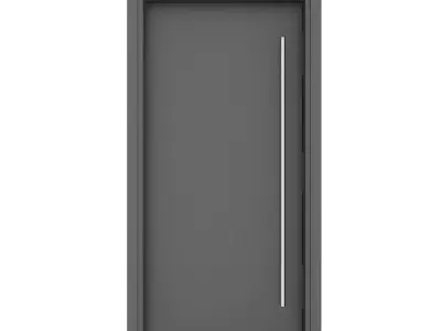 Metal Front Door 3D model