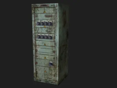 Electric Panel 1 Low-poly 3D model