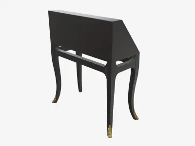  Bureau with hinged door 3D model