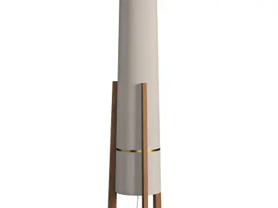 Brass Archer Floor Lamp 3D model
