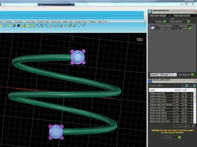Solitaire Women Light Weight Band Ring 3D print model