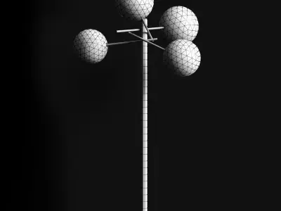 Floor lamp Gallotti and Radice Bolle 3D model