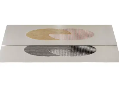 Rugs Pink Bernadotte Kylberg by NJRD 3D model