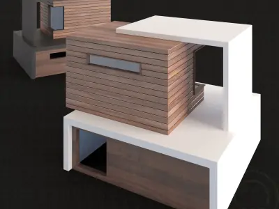 Cat The Dwell House Low-poly 3D model