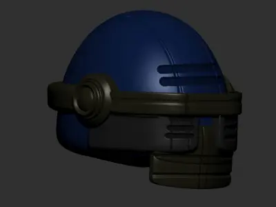 helmet high poly sculpt 3d printable 3D model