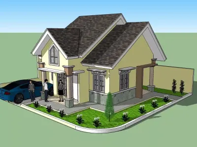 Family House 3D model