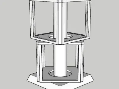 ROTATING LITHOPHANE LAMP 3D print model