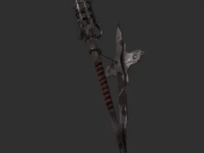 Wall Torch PACK Medieval Castle Dungeon Torch - PBR 4k Low Poly Low-poly 3D model