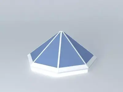 Skylight. Octahedral cone Free 3D model