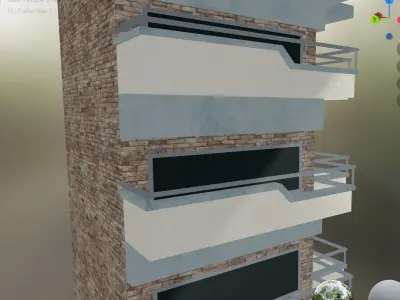 building 16 Low-poly 3D model buy