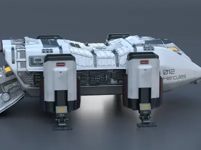 Pbr-The Mars Lander Hercules 3D model