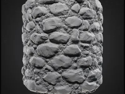 Medieval Stone Wall - Substance Material Texture