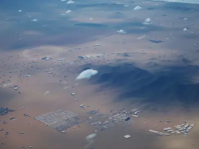 Ecatepec Mexico City Landscape 3D Model 3D model