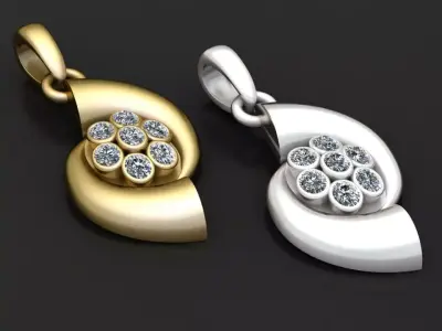  FLOWRAL CHAAND PENDANT 3d printable model pendant  3D print model purchase