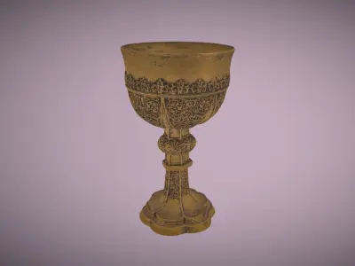 Gold Cup Low-poly 3D model